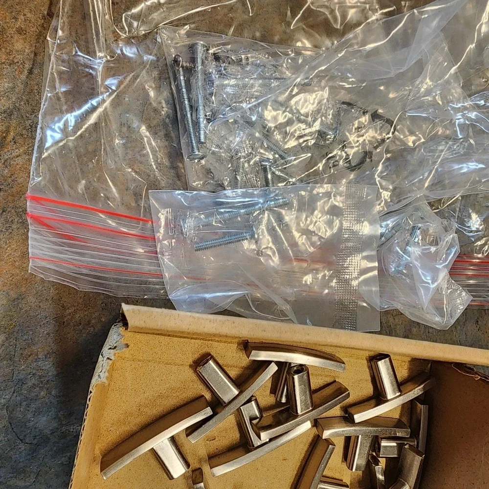 Amerdeco Brushed Satin Nickel 2in  Cabinet Pulls Used 27 TOTAL, See Details